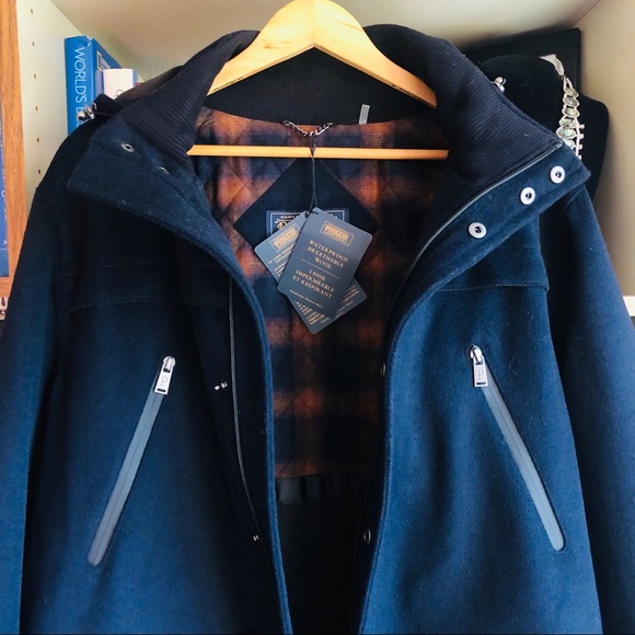 Pendleton // Bainbridge Wool Blend Hooded Coat - Picture 7 of 16